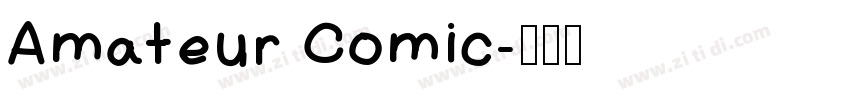 Amateur Comic字体转换